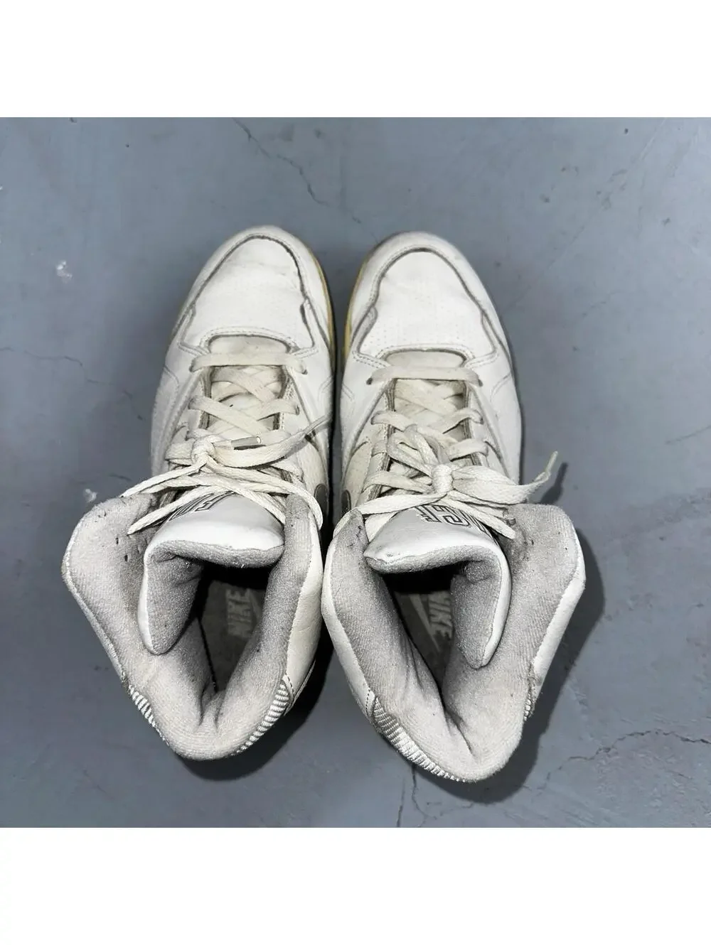 Nike Vintage 1990 Air Delta Force High Great Condition Men’s 8.5 Rare 90s White